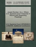 Joseph Burstyn, Inc v. Wilson U.S. Supreme Court Transcript of Record with Supporting Pleadings