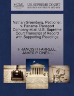 Nathan Greenberg, Petitioner, V. Panama Transport Company Et Al. U.S. Supreme Court Transcript of Record with Supporting Pleadings