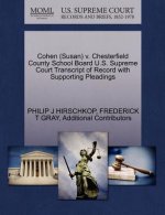 Cohen (Susan) V. Chesterfield County School Board U.S. Supreme Court Transcript of Record with Supporting Pleadings