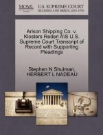 Arison Shipping Co. V. Klosters Rederi AS U.S. Supreme Court Transcript of Record with Supporting Pleadings