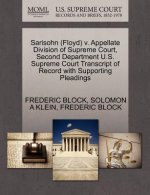 Sarisohn (Floyd) V. Appellate Division of Supreme Court, Second Department U.S. Supreme Court Transcript of Record with Supporting Pleadings