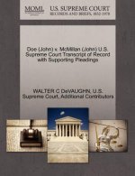 Doe (John) V. McMillan (John) U.S. Supreme Court Transcript of Record with Supporting Pleadings