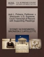 Jack L. Pickens, Petitioner, V. Wisconsin. U.S. Supreme Court Transcript of Record with Supporting Pleadings