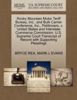 Rocky Mountain Motor Tariff Bureau, Inc., and Bulk Carrier Conference, Inc., Petitioners, V. United States and Interstate Commerce Commission. U.S. Su