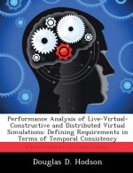 Performance Analysis of Live-Virtual-Constructive and Distributed Virtual Simulations