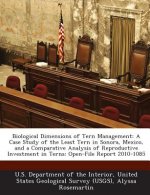 Biological Dimensions of Tern Management