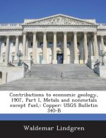 Contributions to Economic Geology, 1907, Part I, Metals and Nonmetals Except Fuel,