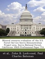 Mineral Resource Evaluation of the U.S. Forest Service Sierra Demonstration Project Area, Sierra National Forest, California
