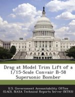Drag at Model Trim Lift of a 1/15-Scale Convair B-58 Supersonic Bomber