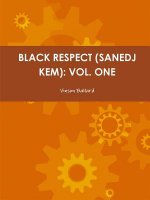 Black Respect (Sanedj Kem): Vol. One