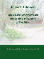 Aushadh Rahasya: The Secret of Ayurvedic Herbs and Disorders of the Mind