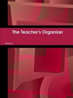 Teacher's Organizer