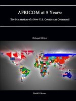 AFRICOM at 5 Years: The Maturation of a New U.S. Combatant Command