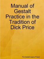 Manual of Gestalt Practice in the tradition of Dick Price