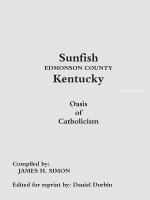 Sunfish Edmonson County Kentucky: Oasis of Catholicism