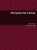 Frcophth Part 2 MCQS