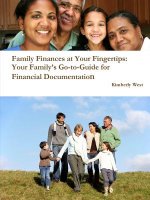 Family Finances at Your Fingertips