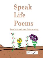 Speak Life Poems