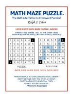 Math Maze Puzzle