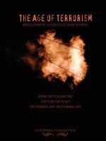 Age of Terrorism, Reflections of a Civilian Vietnam Veteran, Book One Volume One, The Voice of Peace, September 11, 2001 - September 11, 2003