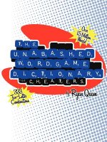 Unabashed Wordgame Dictionary for Cheaters
