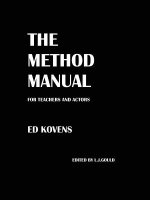 Method Manual