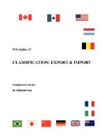 Principles of Classification