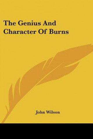 Genius And Character Of Burns