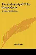 Authorship Of The Kingis Quair