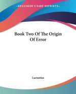 Book Two Of The Origin Of Error