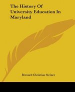 History Of University Education In Maryland