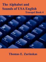Alphabet and Sounds of USA English