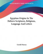 Egyptian Origins In The Hebrew Scriptures, Religions, Language And Letters