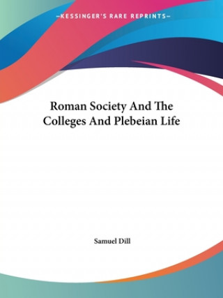 Roman Society And The Colleges And Plebeian Life