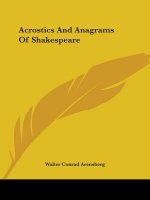Acrostics And Anagrams Of Shakespeare