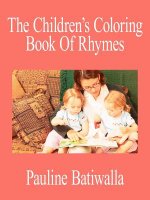 Children's Coloring Book Of Rhymes