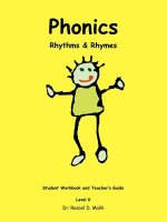 Phonics Rhythms and Rhymes K