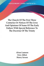 Church Of The First Three Centuries Or Notices Of The Lives And Opinions Of Some Of The Early Fathers With Special Reference To The Doctrine Of The Tr