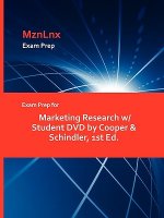 Exam Prep for Marketing Research W/ Student DVD by Cooper & Schindler, 1st Ed.