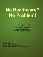 No Healthcare? No Problem! Learn How to be Your Own Therapist