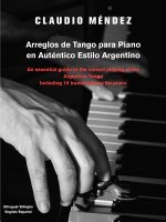 Arreglos de Tango Para Piano En Autentico Estilo Argentino