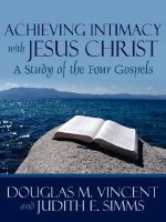 Achieving Intimacy with Jesus Christ