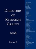 Directory of Research Grants 2008