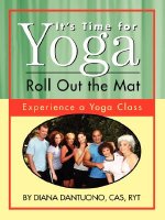 It's Time for Yoga, Roll Out the Mat