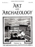 Art and Archaeology, Vol. 9, No. 4
