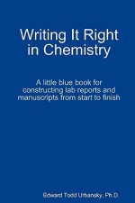 Writing It Right in Chemistry - A Little Blue Book