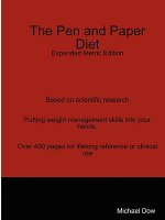 Pen and Paper Diet: Expanded Metric Edition