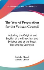 The Year Of Preparation For The Vatican Council: Including The Original And English Of The Encyclical And Syllabus And Of The Papal Documents Connecte