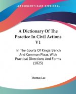 A Dictionary Of The Practice In Civil Actions V1: In The Courts Of King's Bench And Common Pleas, With Practical Directions And Forms (1825)