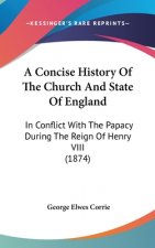 A Concise History Of The Church And State Of England: In Conflict With The Papacy During The Reign Of Henry VIII (1874)